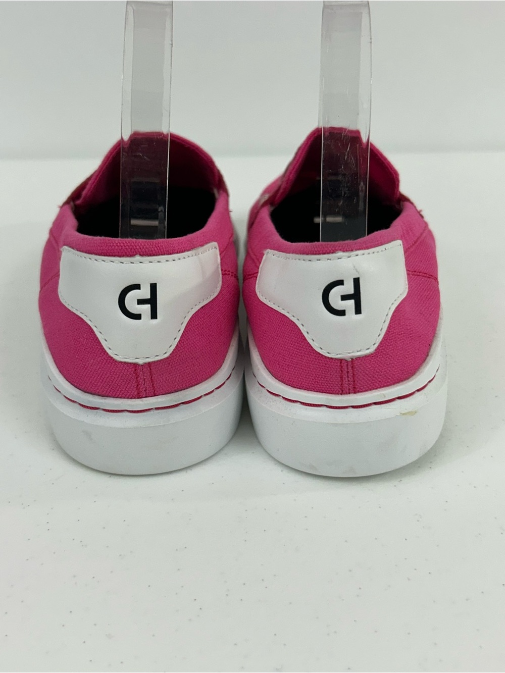 Cole Haan Grand 360 Pink Canvas Loafers Size 9B - Picture 5 of 8